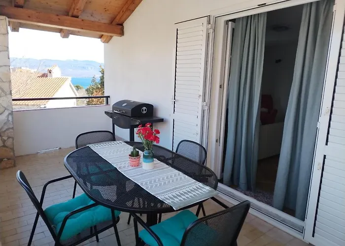 Lejlighed Island Bliss - 150 M From The Beach, With Sea View Vrbnik (Primorje-Gorski Kotar)